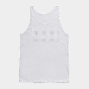 Tiny triangles on blue background Tank Top